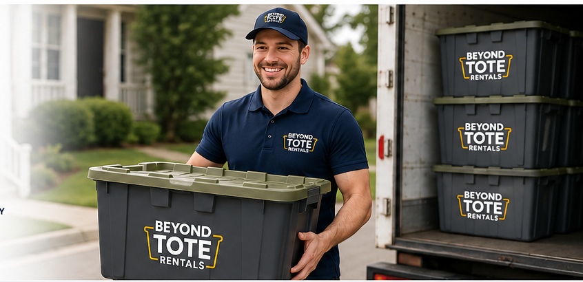 Reusable moving tote delivery service near Thomasville, Georgia